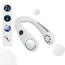 Indlæs billede til gallerivisning 2022 ny bærbar halsventilator med digital skærm