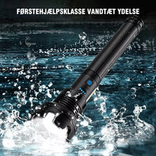 Indlæs billede til gallerivisning Genopladelig Taktisk LED Laserlommelygte