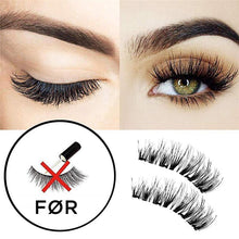 Indlæs billede til gallerivisning 3D magnetiske øjenvipper uden lim