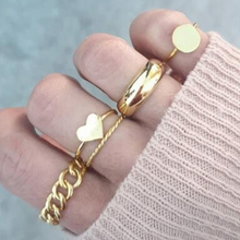 Indlæs billede til gallerivisning Stjerne måne ring sæt