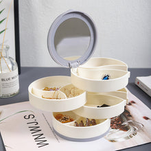 Indlæs billede til gallerivisning Roterende multilags smykkeskrin