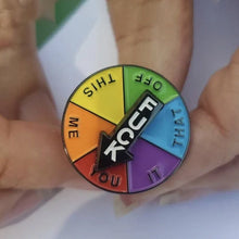 Indlæs billede til gallerivisning Sjovt humør-skilt i lykkehjul-stil