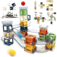 Indlæs billede til gallerivisning Magnetiske terninger til stabling af klodser Aktivitetslegetøj