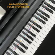 Indlæs billede til gallerivisning Aftagelige nodeetiketter til klaver og keyboard