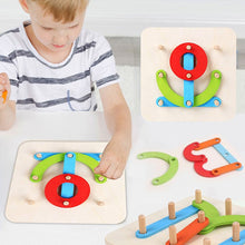 Indlæs billede til gallerivisning Multifunktionelt Montessori Søjlekollage Legetøj