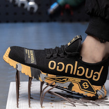 Indlæs billede til gallerivisning Åndbar letvægts sikkerhedsstål-tåsko