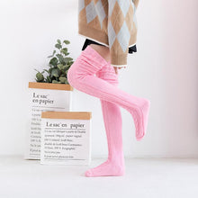 Indlæs billede til gallerivisning Strikkede lange vintersokker