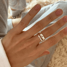 Indlæs billede til gallerivisning Justerbar geometrisk dobbeltring