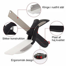 Indlæs billede til gallerivisning Multifunktionel 2-i-1 saks Fødevare- og Grøntsagssaks