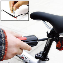 Indlæs billede til gallerivisning 8 skruetrækkere i 1 værktøj med arbejdslys og lommelygte