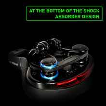 Indlæs billede til gallerivisning Cykelsadel med baglygte