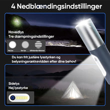 Indlæs billede til gallerivisning Genopladelig LED Lommelygte