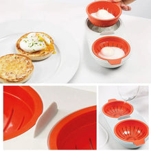 Indlæs billede til gallerivisning Bærbar æggekoger til mikroovn