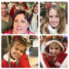 Indlæs billede til gallerivisning Julerensdyrspandebånd med blomster