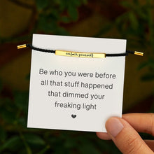 Indlæs billede til gallerivisning UNF♥CK Yourself armbånd