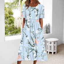 Indlæs billede til gallerivisning Afslappet blomstret kjole