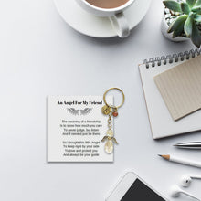 Indlæs billede til gallerivisning Skytsengel nøglering - gave til din bedste ven