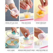 Indlæs billede til gallerivisning Æggeforme med pensel og låg