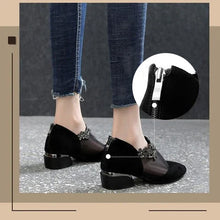 Indlæs billede til gallerivisning Rhinestone dekoration mesh hæl sko