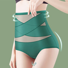 Indlæs billede til gallerivisning Silk High Waist Crossover Body Shaping Trosor