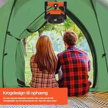 Indlæs billede til gallerivisning Camping blæser med LED lys