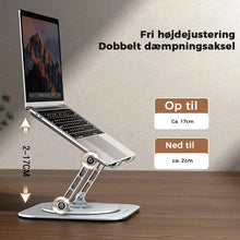 Indlæs billede til gallerivisning Aluminum alloy rotating laptop mount