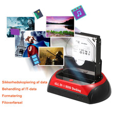 Indlæs billede til gallerivisning Dockingstation for harddiske