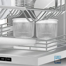 Indlæs billede til gallerivisning Syltede agurker- og olivenkrukkebeholder med si