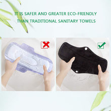 Indlæs billede til gallerivisning Washable sanitary napkins made of bamboo charcoal