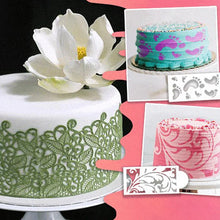 Indlæs billede til gallerivisning Kagedekorationsstencil (10 STK i 1 SÆT)