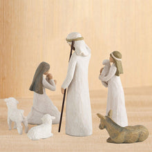 Indlæs billede til gallerivisning Willow Tree Nativity Figurines 6 PCs Resin Easter Ornament