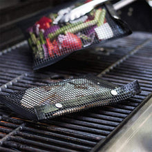 Indlæs billede til gallerivisning Genanvendelige non-stick BBQ Mesh Grill tasker