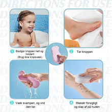 Indlæs billede til gallerivisning Super blød eksfolierende badesvamp