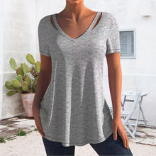 Indlæs billede til gallerivisning European and American new short-sleeved tops