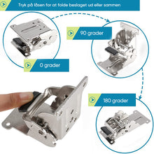 Indlæs billede til gallerivisning Hængsel til foldbare bordben