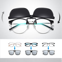 Indlæs billede til gallerivisning Nye polariserede clip-on Flip Up-solbriller