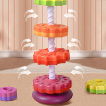 Indlæs billede til gallerivisning Roterende regnbuefarvet legetøj