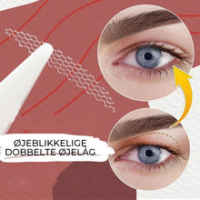 Indlæs billede til gallerivisning Limfrie usynlige dobbelte øjenlågsmærkater