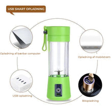 Indlæs billede til gallerivisning Bærbar USB elektrisk juiceblænder