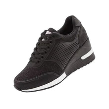 Indlæs billede til gallerivisning Høje sneakers med kilehæl til kvinder