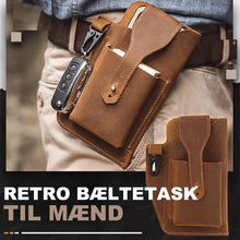Indlæs billede til gallerivisning Retro bælte talje mænd taske