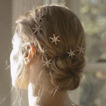 Indlæs billede til gallerivisning Hovedbeklædningstilbehør med Skinnende Diamantstjerner