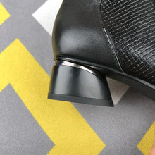 Indlæs billede til gallerivisning Stilfulde højhælede læderstøvler (Dame)