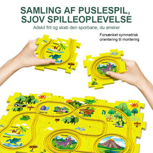 Indlæs billede til gallerivisning Gør-det-selv puslespils racerbane på skinner