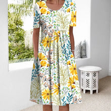 Indlæs billede til gallerivisning Afslappet blomstret kjole