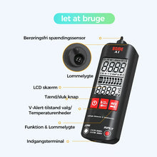 Indlæs billede til gallerivisning A1 Fully Automatic Anti-Burn Intelligent Digital Multimeter