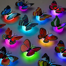 Indlæs billede til gallerivisning 3D LED sommerfugledekorations natlampe