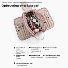 Indlæs billede til gallerivisning Kosmetikrejsetaske med stor kapacitet