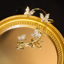 Indlæs billede til gallerivisning Glitrende zirkon øreringe/øreclips