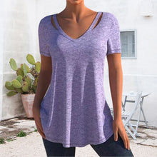 Indlæs billede til gallerivisning European and American new short-sleeved tops